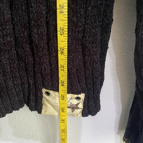 Vintage 90's Y2K Raider Jean Co Men's Sweater Striped Sz 2xl 1/4 Zip - Picture 6 of 6